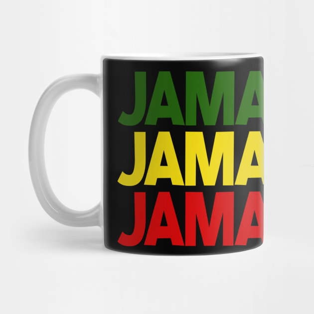 Jamaica Jamaica Jamaica Rasta Colors by alzo